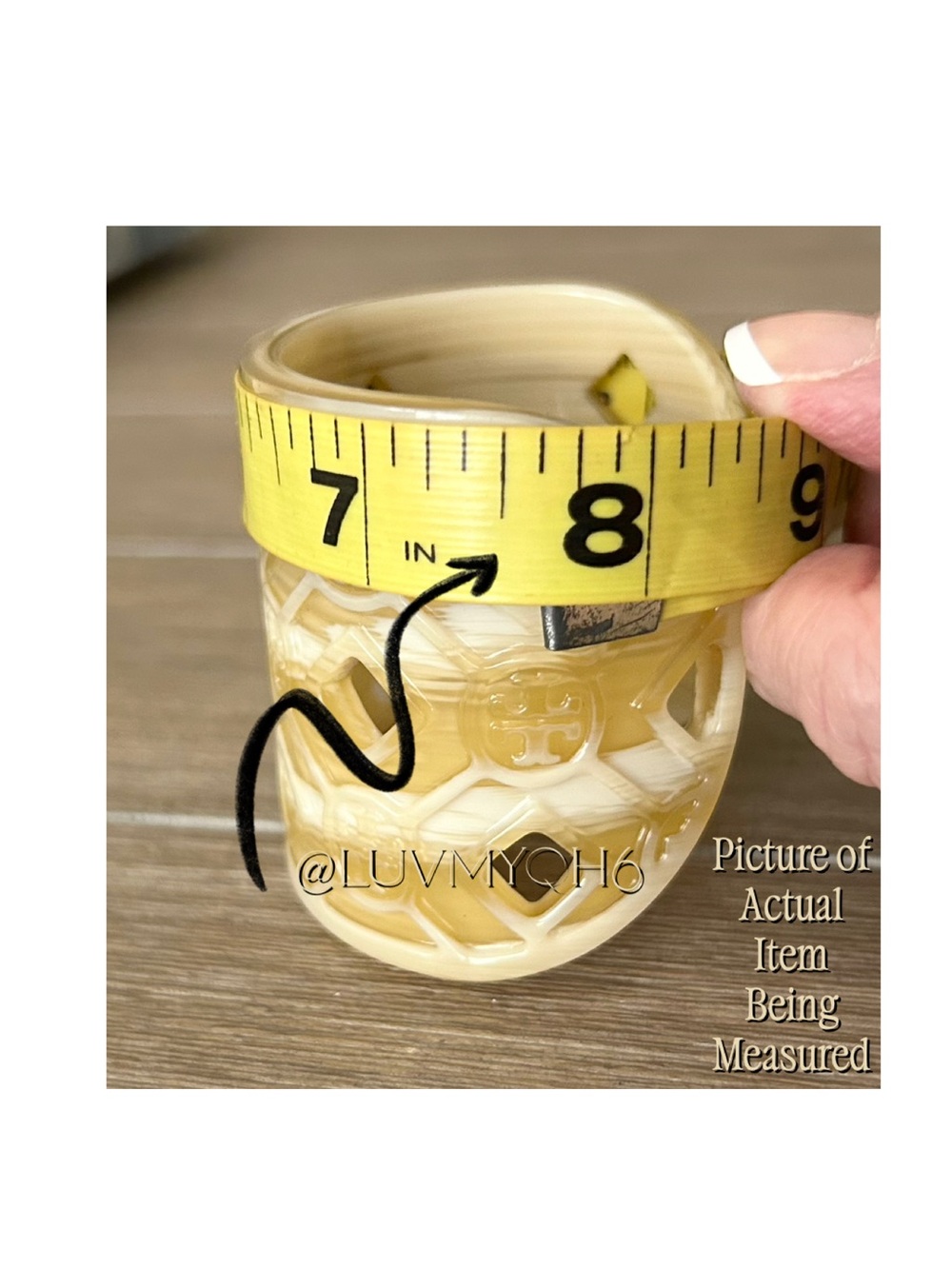 Tory Burch Logo Cuff Bracelet - Picture 4 of 4